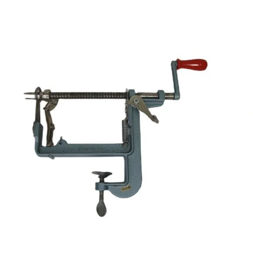 Apple Peeler Corer Slicer Clamp On Canning Pie Juice Bake Homestead Old Vintage